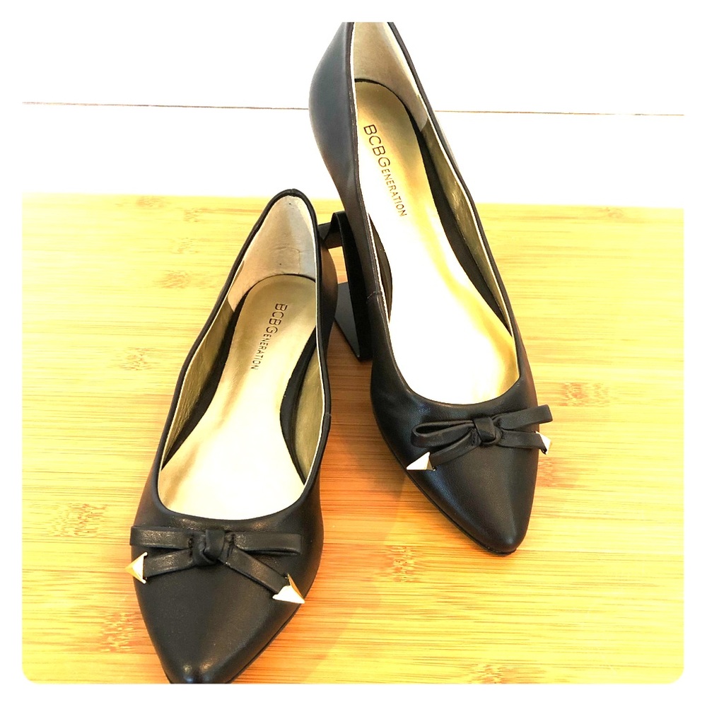 BCBGeneration Black Point Flats, Size: 6.5